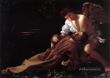st catherine Ölbilder verkaufen - St Francis in Ecstasy Caravaggio